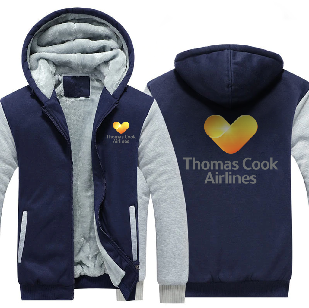 THOMAS COOK AIRLINES JACKETS FLEECE SWEATSHIRT