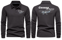 Thumbnail for CESSNA 182 LONG SLEEVE  POLO