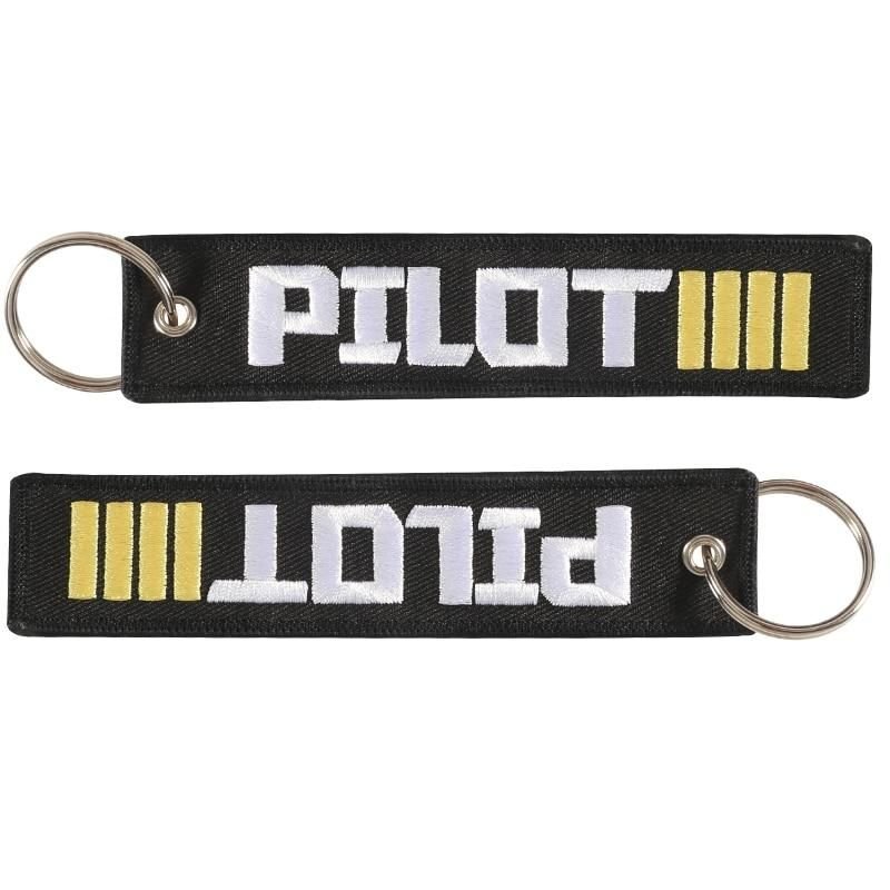 1PC NEW EMBROIDERY PILOT KEYCHAINS - PILOTSX