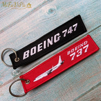 Thumbnail for 2 PC BOEING 747 FASHION TRINKET KEYCHAIN PHONE STRAP AVIATION RED KEY CHAINS - PILOTSX