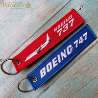 Thumbnail for 2 PC BOEING 747 FASHION TRINKET KEYCHAIN PHONE STRAP AVIATION RED KEY CHAINS - PILOTSX