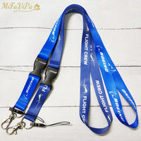 Thumbnail for 2 PC FLIGHT CREW LANYARDS NECK STRAP KEY CHAIN - PILOTSX