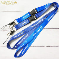 Thumbnail for 2 PC FLIGHT CREW LANYARDS NECK STRAP KEY CHAIN - PILOTSX