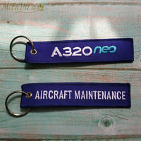 Thumbnail for 2 PCS 320 NEO EMBROIDERY KEY CHAIN - PILOTSX