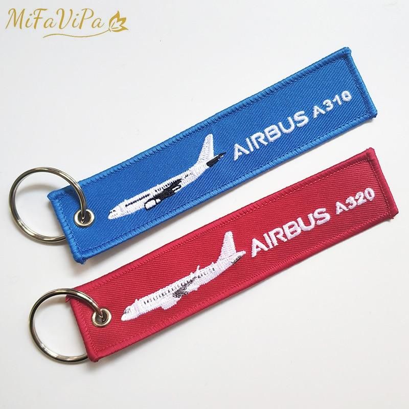 2 PCS AIRBUS A310 EMBROIDERY KEY CHAIN - PILOTSX