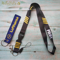 Thumbnail for 2 PCS AIRBUS A320 SLEUTELHANGE CESSNA KEYCHAIN AIRBUS NECK STRAP - PILOTSX