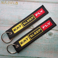 Thumbnail for 2 PCS AV8R KEYRING EAT SLEEP FLY KEYCHAIN - PILOTSX