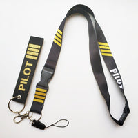 Thumbnail for 2 PCS BLACK BOEING 737 SLEUTELHANGE KEYCHAIN - PILOTSX