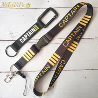 Thumbnail for 2 PCS CAPTAIN CHAVEIRO FASHION TRINKET NECK STRAP KEYCHAIN - PILOTSX