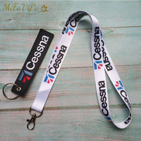 Thumbnail for 2 PCS CESSNA LANYARDS NECK STRAP PILOT CHAVEIRO KEYCHAIN - PILOTSX