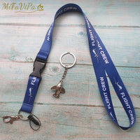 Thumbnail for 2 PCS FLIGHT CREW LANYARD SLEUTELHANGE KEYCHAIN AIRBUS NECK STRAP - PILOTSX