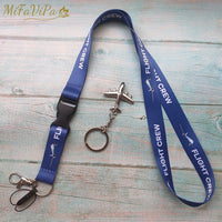 Thumbnail for 2 PCS FLIGHT CREW LANYARD SLEUTELHANGE KEYCHAIN AIRBUS NECK STRAP - PILOTSX