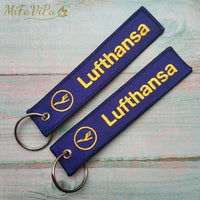 Thumbnail for 2 PCS LUFTHANSA EMBROIDERY KEY CHAIN - PILOTSX