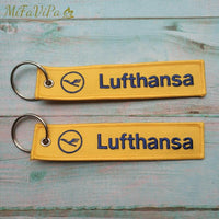 Thumbnail for 2 PCS LUFTHANSA EMBROIDERY KEY CHAIN - PILOTSX