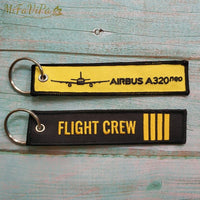 Thumbnail for 2 PCS/LOT BOEING A320 EMBROIDERY KEY CHAINS - PILOTSX