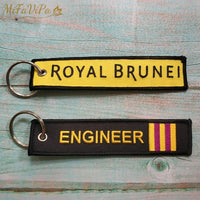 Thumbnail for 2 PCS/LOTBOEING A320 ENGINEER EMBROIDERY KEY CHAIN - PILOTSX