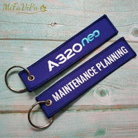 Thumbnail for 2 PCS/LOTMAINTENAINCE SIDE B A320 EMBROIDERY KEY CHAINS - PILOTSX