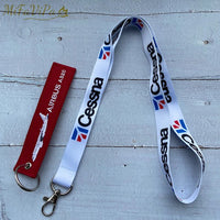 Thumbnail for 2 PCS/SET AIRBUS A310 CHAVEIRO KEYCHAIN CESSNA LANYARDS NECK STRAP - PILOTSX