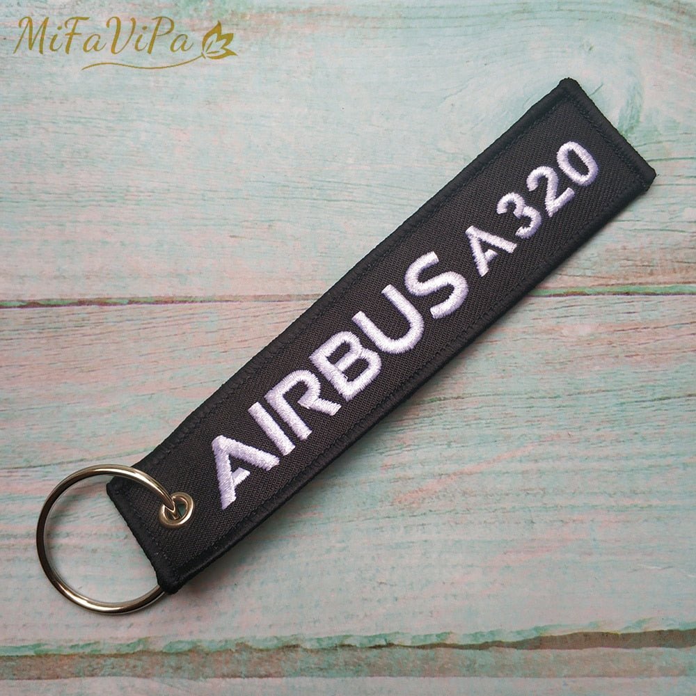 20 PCS AIRBUS A320 EMBROIDERY KEY CHAIN - PILOTSX