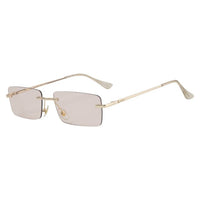 Thumbnail for 2021 LUXURY SMALL RIMLESS MEN WOMEN SUNGLASSES - PILOTSX