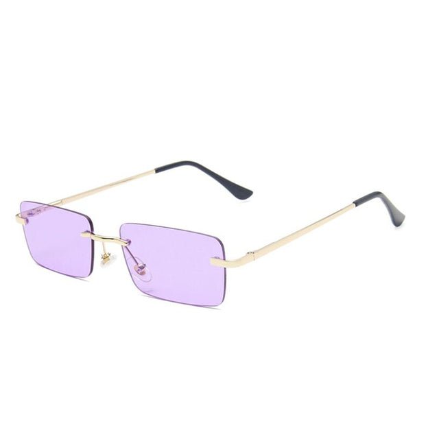 2021 LUXURY SMALL RIMLESS MEN WOMEN SUNGLASSES - PILOTSX