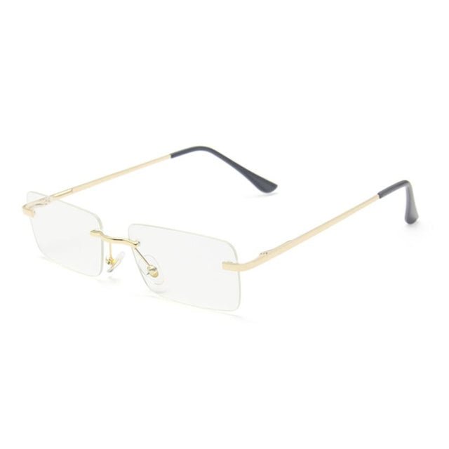 2021 LUXURY SMALL RIMLESS MEN WOMEN SUNGLASSES - PILOTSX