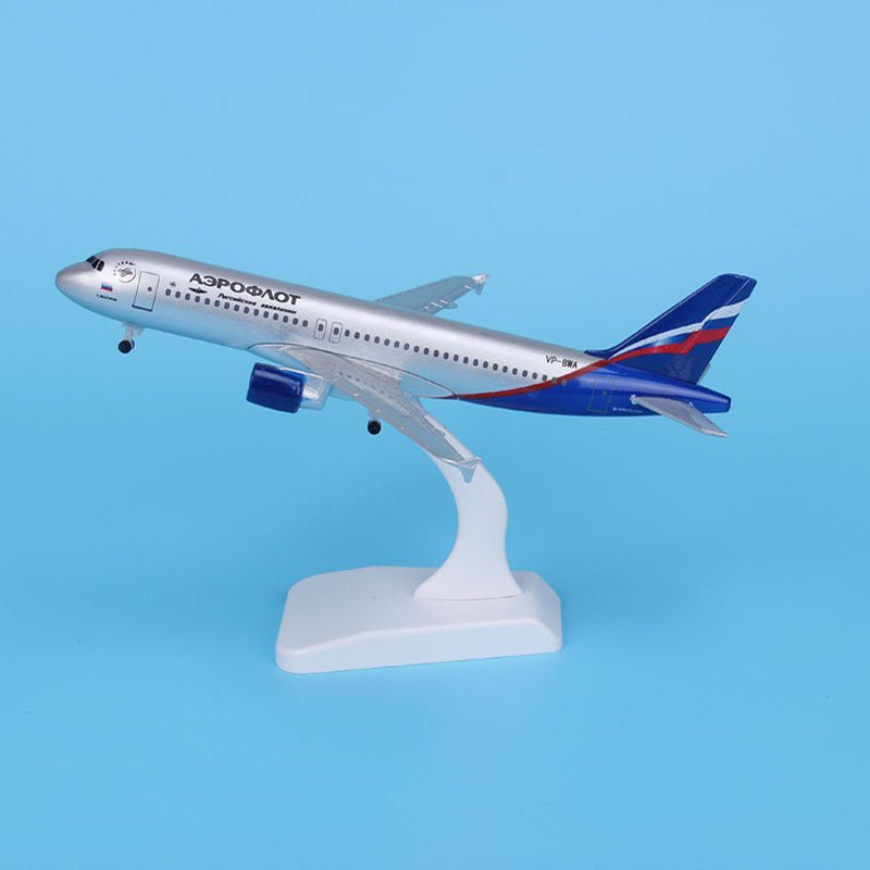 20CM AEROFLOT RUSSIAN AIRCRAFT MODEL DIECAST METAL MODEL AIRPLANES 16CM A330 1:400 A380 AIRBUS AIRPLANE MODEL TOY PLANE GIFT - PILOTSX