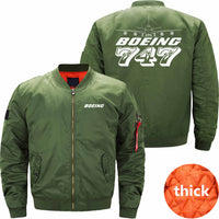 Thumbnail for Boeing 747 Ma-1 Bomber Jacket Flight Jacket Aviator Jacket THE AV8R