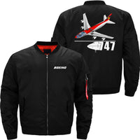 Thumbnail for Boeing 747 Ma-1 Bomber Jacket Flight Jacket Aviator Jacket THE AV8R