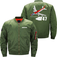 Thumbnail for Boeing 747 Ma-1 Bomber Jacket Flight Jacket Aviator Jacket THE AV8R