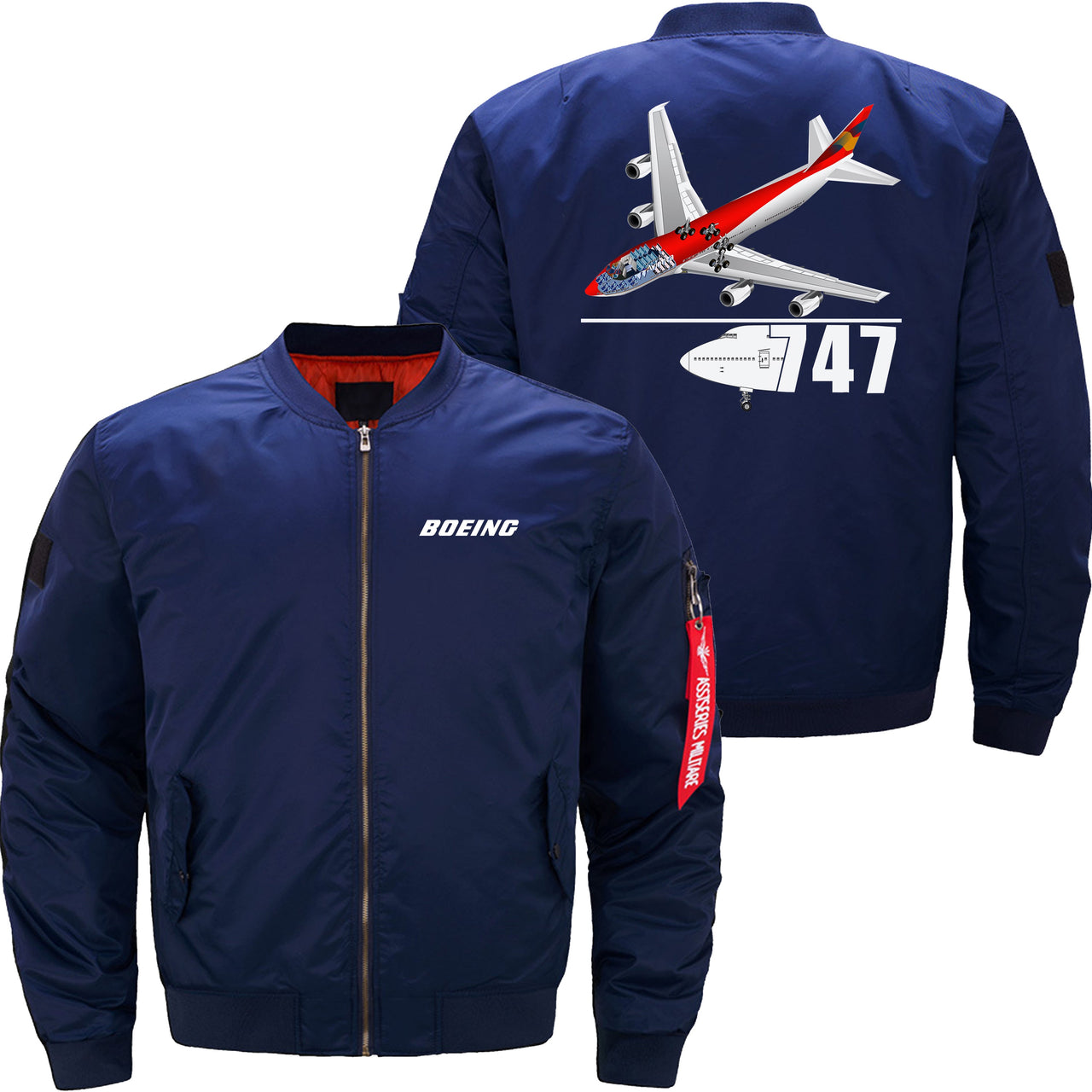 Boeing 747 Ma-1 Bomber Jacket Flight Jacket Aviator Jacket THE AV8R