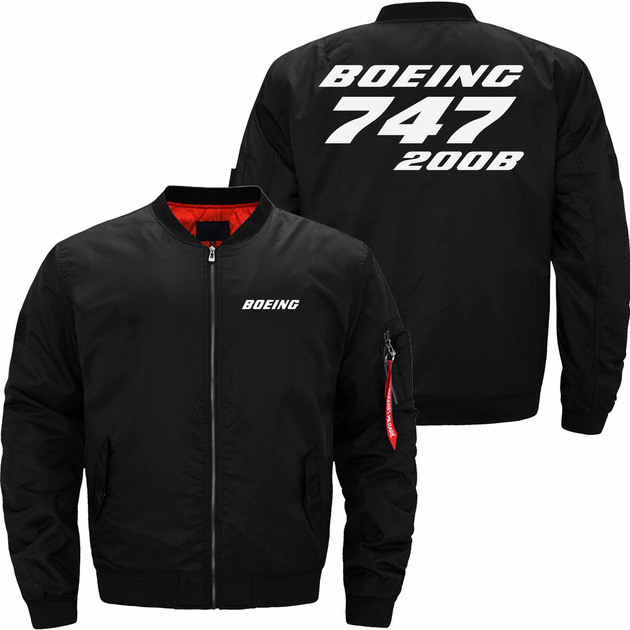 Boeing 747 200B Ma-1 Bomber Jacket Flight Jacket Aviator Jacket THE AV8R