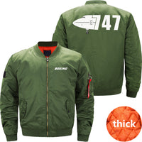 Thumbnail for Boeing 747 Ma-1 Bomber Jacket Flight Jacket Aviator Jacket THE AV8R