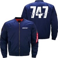 Thumbnail for Boeing 747 Ma-1 Bomber Jacket Flight Jacket Aviator Jacket THE AV8R