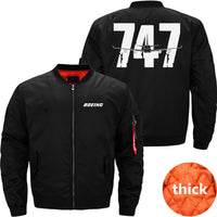 Thumbnail for Boeing 747 Ma-1 Bomber Jacket Flight Jacket Aviator Jacket THE AV8R