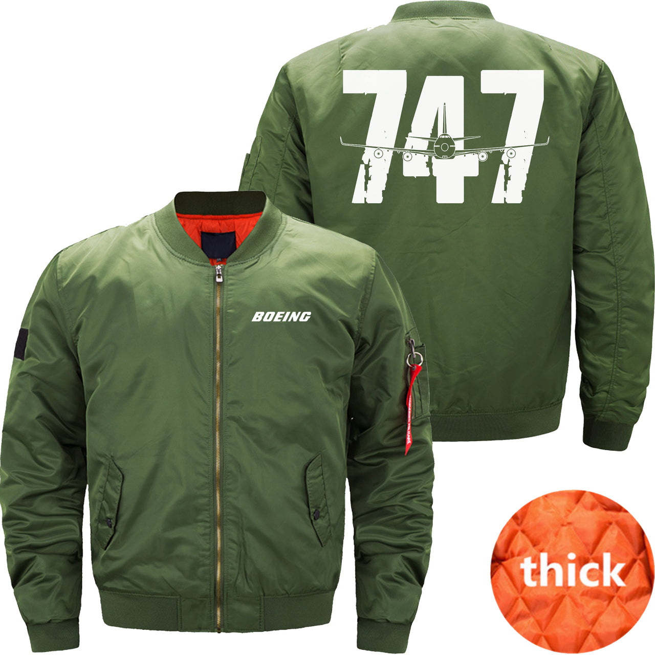 Boeing 747 Ma-1 Bomber Jacket Flight Jacket Aviator Jacket THE AV8R