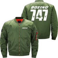 Thumbnail for Boeing 747 Ma-1 Bomber Jacket Flight Jacket Aviator Jacket THE AV8R