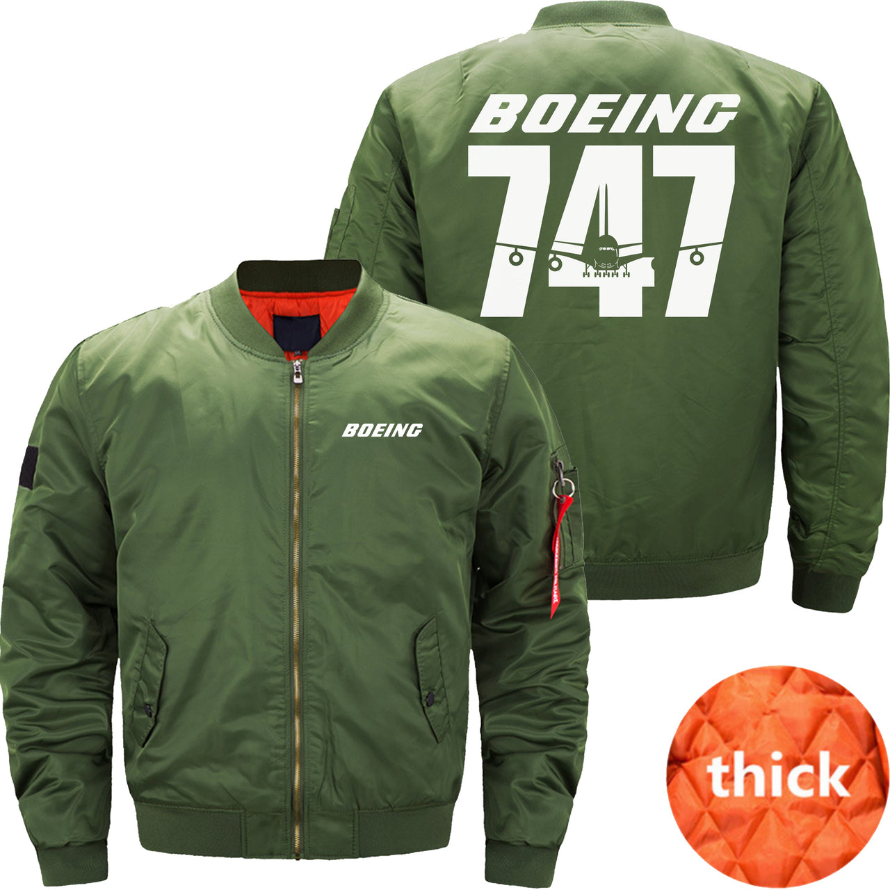 Boeing 747 Ma-1 Bomber Jacket Flight Jacket Aviator Jacket THE AV8R