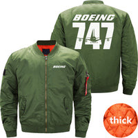 Thumbnail for Boeing 747 Ma-1 Bomber Jacket Flight Jacket Aviator Jacket THE AV8R