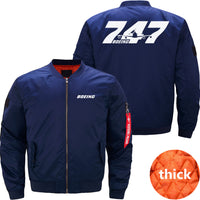 Thumbnail for Boeing 747 Ma-1 Bomber Jacket Flight Jacket Aviator Jack THE AV8R