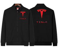 Thumbnail for TESLA AUTOMOBILE FLEECE JACKET