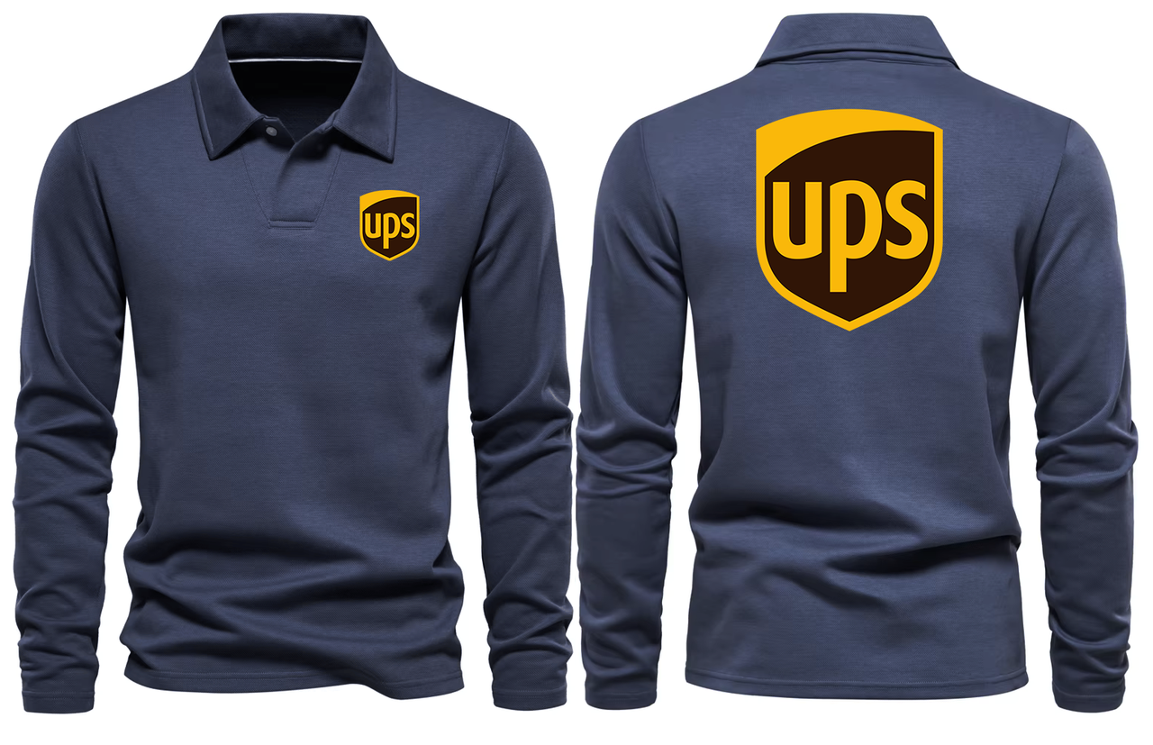UPS AIR  LONG SLEEVE  POLO