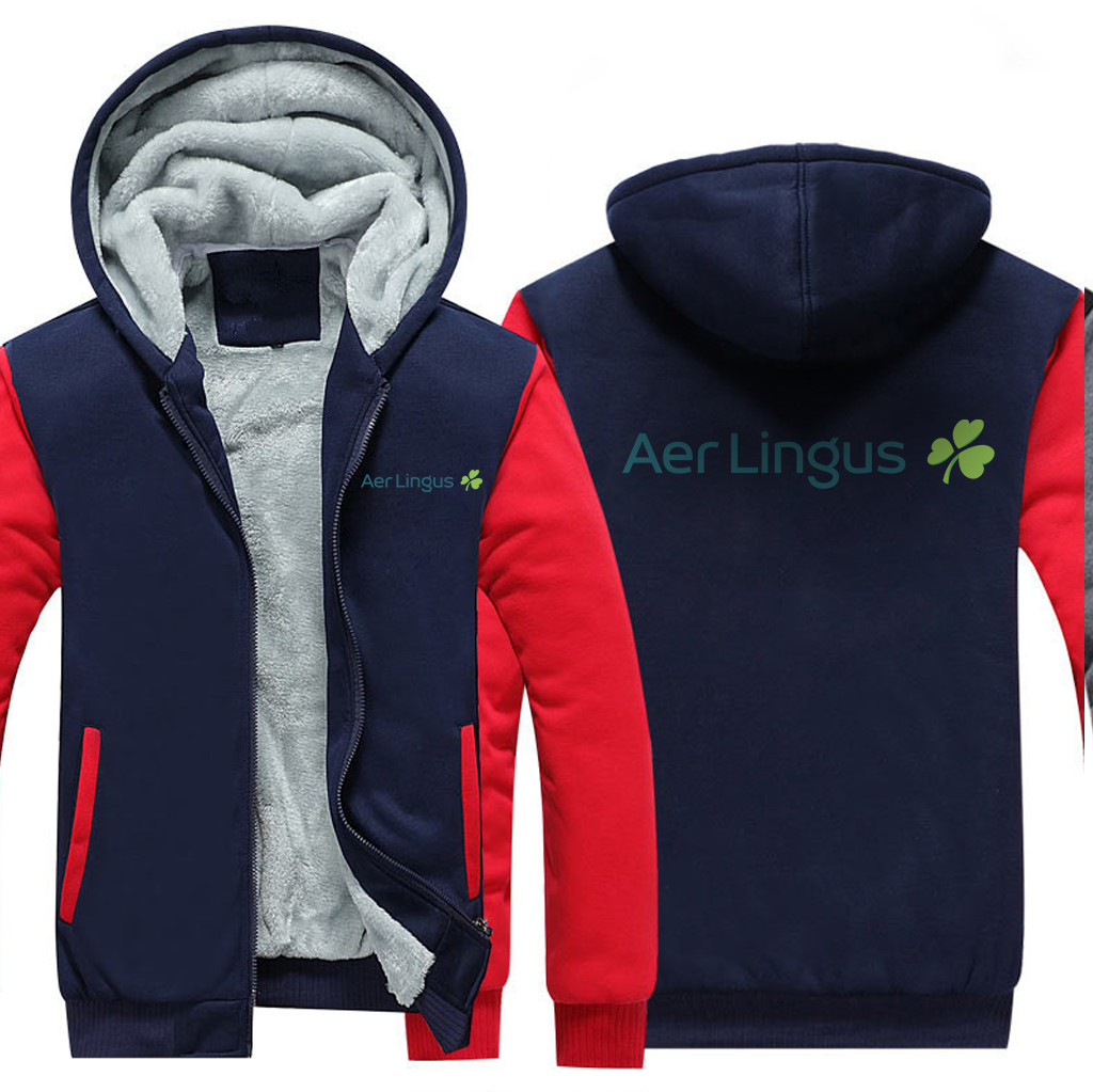 AER LINGUS AIRLINES JACKETS FLEECE SWEATSHIRT