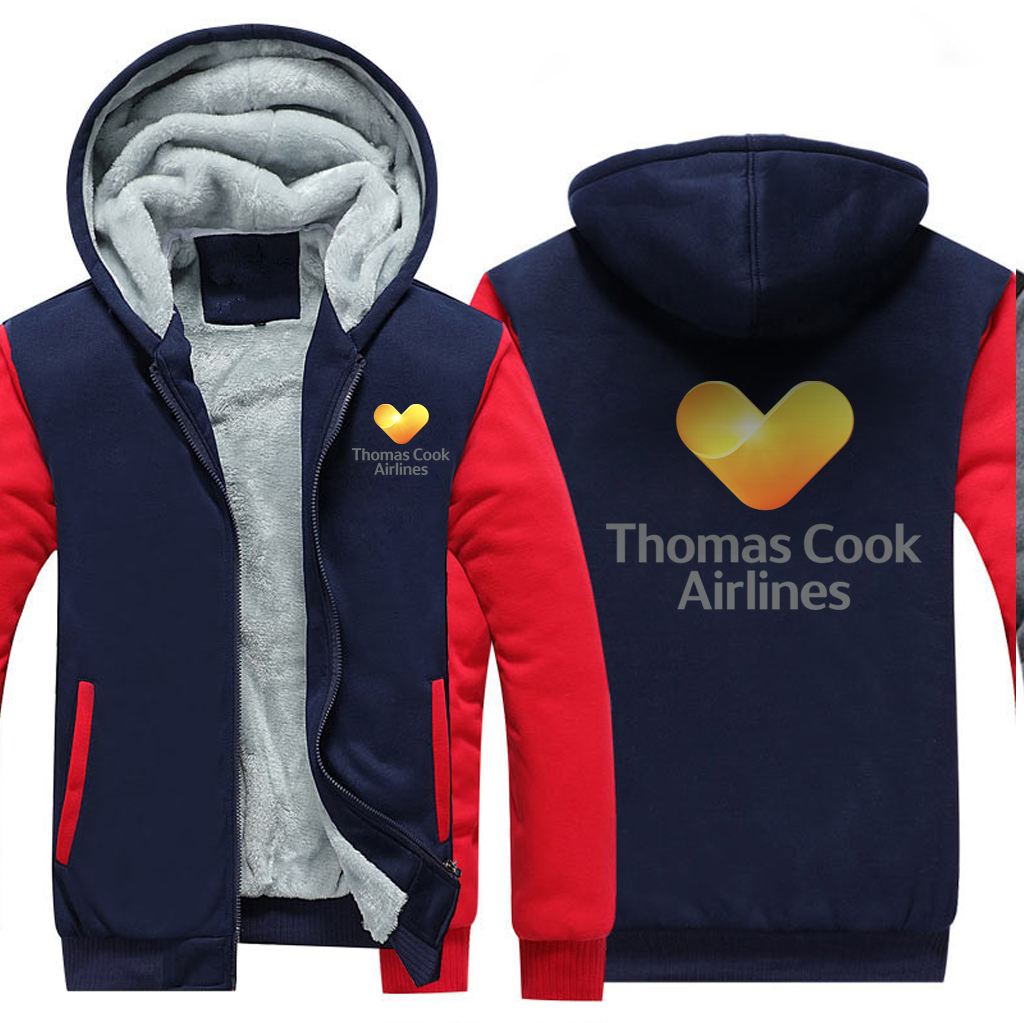 THOMAS COOK AIRLINES JACKETS FLEECE SWEATSHIRT