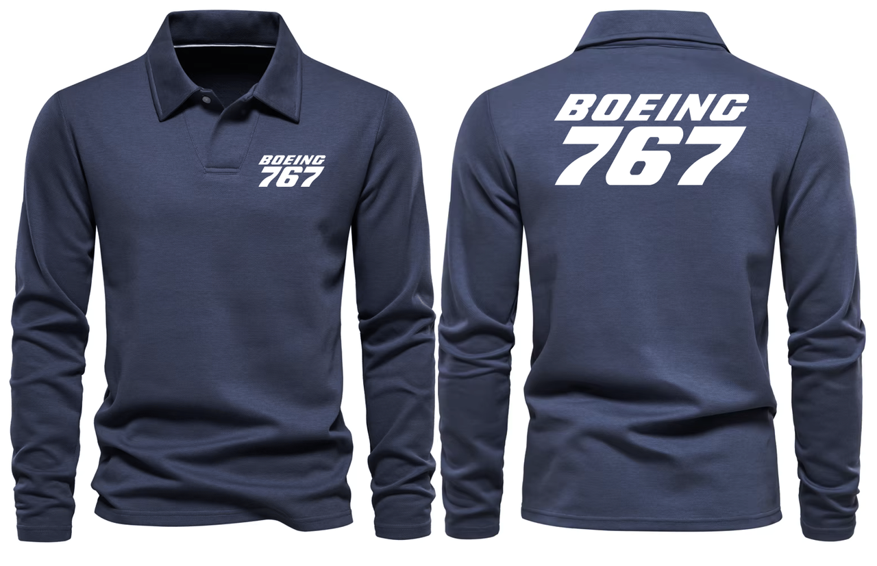 BOEING 767  LONG SLEEVE  POLO