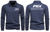 Thumbnail for PHX AIRPORT LONG SLEEVE  POLO