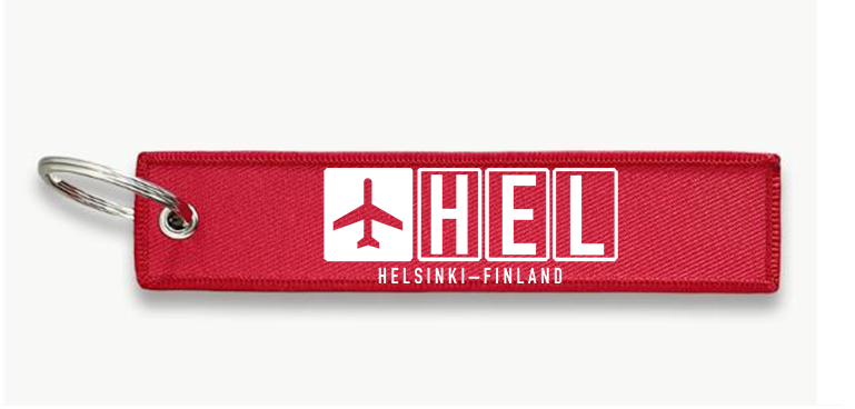 HEL AIRPORT KEY CHAIN