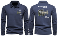 Thumbnail for BOEING 747 GENX LONG SLEEVE  POLO