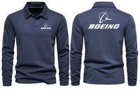 Thumbnail for BOEING LOGO LONG SLEEVE  POLO