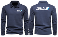 Thumbnail for ANA AIRLINES LONG SLEEVE  POLO